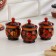 Set of spices "Strawberry", medium, 15 × 15 × 6 cm, Khokhloma
