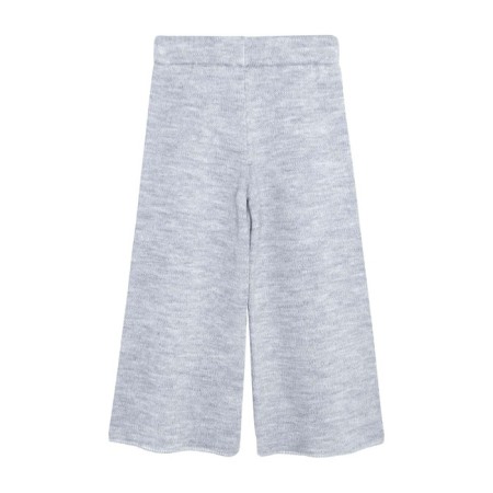 Pants for girls, height 110 cm, light-gray color-2