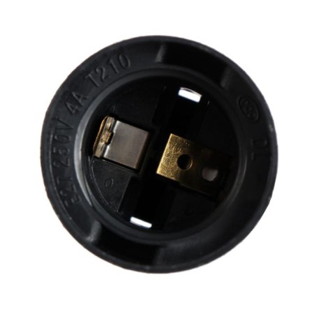 Suspending cartridge, e27, with a terminal block, black-3