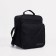 Male bag on lightning, luris, long belt, black color