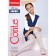Children's tights with a pattern "Hearts" Conte Elegant Anabel, height 140-146 cm, color Natural