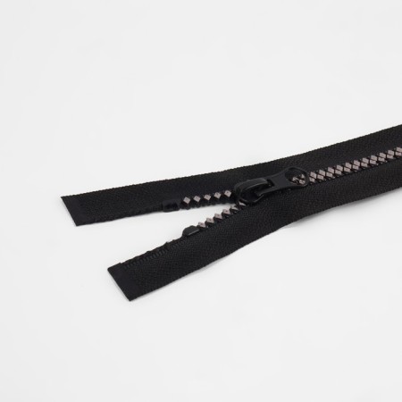 Lightning "Tractor", No. 5, detachable, castle machine, 80 cm, black/silver color-1