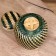 VAZ with a lid weaved, from bamboo 15x15x17 cm