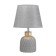Baril table lamp 1HE14 gray 20x20x31 cm Risalux