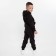 Costume for a boy (sweatshirt/pants), black color, height 146 cm