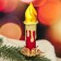 Christmas tree toy "Candle" H-8.7 cm, mix