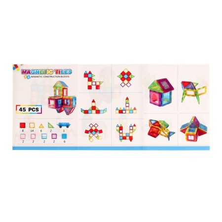 Magnetic designer "Magic Magnet", 45 parts-3