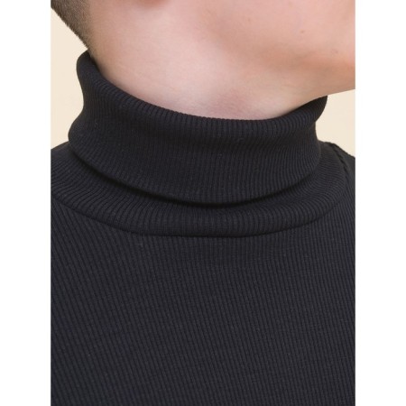 Turtleneck for a boy Pelican, height 140 cm, black color-3