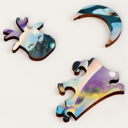 New Year's puzzle Figure "New Year! Magic night ", luminous details-5