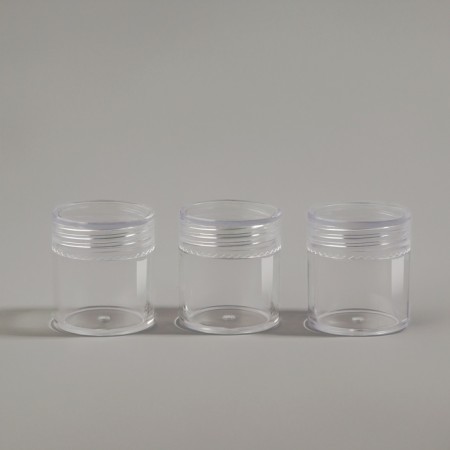 Storage jars, 3 pcs, 6 ml, transparent color-2