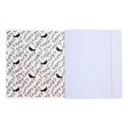 Notebook of 48 sheets in the Erichkrause cell "Happy Capy,", matte lamination, an offset block 100%, mix-7
