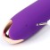 Vibrator with stimulation of the point G, 22 x3.8 x3.1 cm, purple