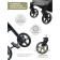 Stroller walking children's indigo trip, black color