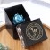 Figure candle "Lotus", 6.6x6.5 cm, turquoise, in a box
