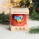 Christmas ball D-8 cm "yellow-breed"