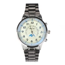 Men's wristwaters male clock, discrete move, strap 8 x 10 x 2 cm, d-4.2 cm