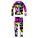 Thermal complex for girls: trousers, sweatshirt, height 104 cm