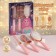 Set "Cosmos", massage combs, brawing, pink/pink gold color