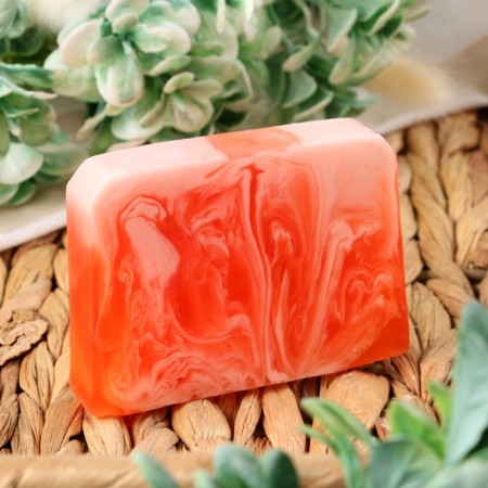 SPA soap - care for a bathhouse and sauna "Strawberry with cream" Dobroparov handmade 80 grams-2