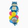 Set of balls "Happy Birthday. Blue Tigerok ”, latex, foil, 10 pcs.