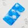 Form for ice and confectionery "shells", 20.1 × 10 cm, h = 2 cm, cell 4 cm, blue color