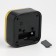 Clock - desktop an alarm clock, discrete move, 9.5 x 9.5 cm, aa