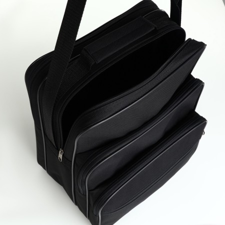 Male bag, luris, black color-3