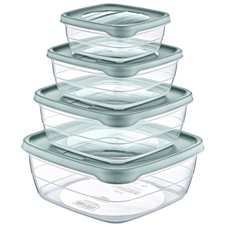 A set of food containers Hobbylife Trend, 4 pcs, color mix-2