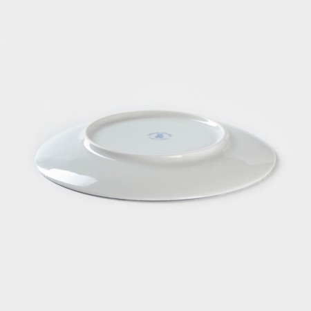 Porcelain plate "Winter Forest", d = 20 cm, blue color-2