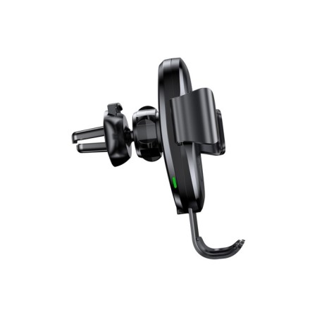 Holder for a smartphone in a car Baseus in an air duct, wireless charging, 2 a, 10W, black-8