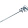 Mixer for Gepard GP4230-08 paints, galvanized, SDS+, 80 x 400 mm