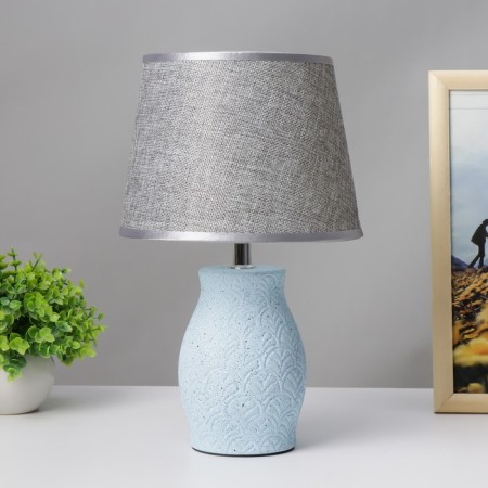 Table lamp 16249/1bl E14 40W blue-gray 20x20x33.5 cm Risalux