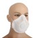 Half mask filtering molded with FFP1 valve in individual packaging