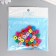Beads for creativity tree "Alphabet on cubes" set of 30 pcs 1x1 cm