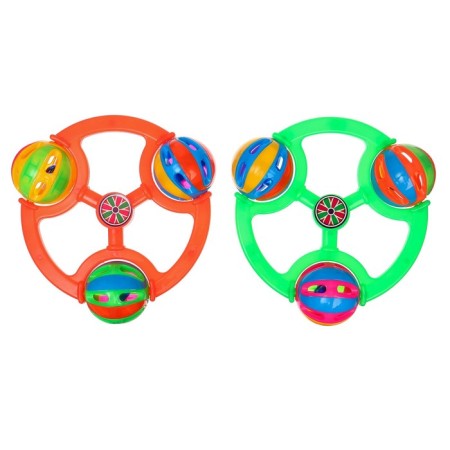 Rattle "Bright balls", color mix, crush me