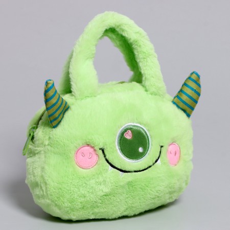 Handbag "Montrustrik", 21 cm, green color-1