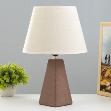 Alberte table lamp E27 40W Chocolate 25x25x36cm Risalux