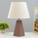 Alberte table lamp E27 40W Chocolate 25x25x36cm Risalux