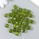 Plastic beads "Crystal polyhedron. Dark olive" Transparent set of 20 g 1x1x1 cm