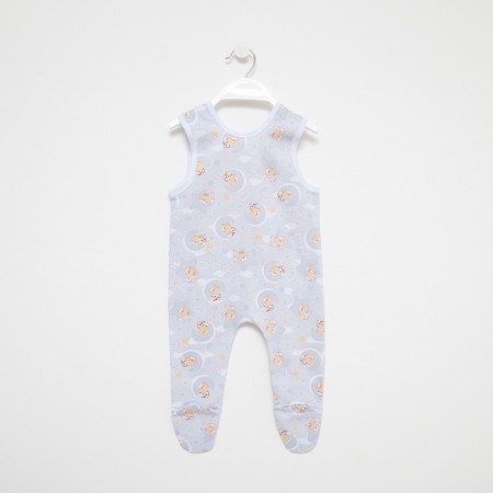 Long baby sliders, gray/bears, height 74 cm-2