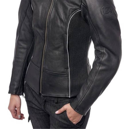 Women's leather jacket mira, size XXS-3