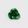 Busina "Rose", set 50 pcs., 6 mm, green color
