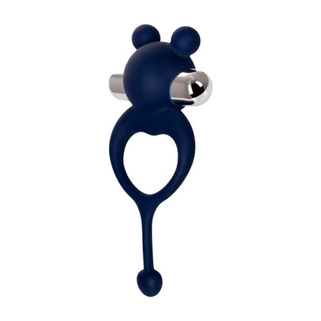 Vibrocolor with a tail Jos Mickey, silicone, blue, 12.5 cm-2