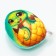 New Year! Soft magnet "Snake in the egg", golden
