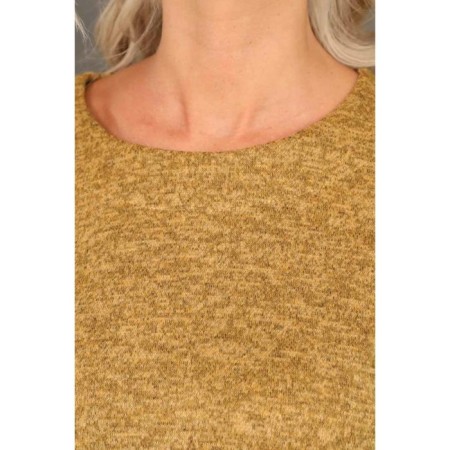 Female jumper, size 46, mustard color-5