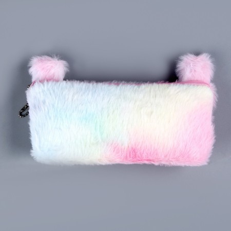 Penal School Soft "cat", 20 × 10 cm, plush, white color-3