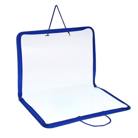 Folder for drawings and drawings A3, 460 x 320 x 25 mm, handles, plastic, lightning around, "office"-2