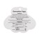 A set of adjusting-tunes 4 pieces of 3m x 5mm, blister, mix