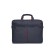 Business bag, lightning department, external pocket, mount on the suitcase, blue color