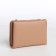 Women's wallet on magnet, beige color